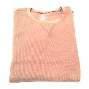 GAP Shirts - GAP Thermal Long Sleeve Tee - Clay GAP Shirts - GAP Thermal Long Sleeve Tee - Clay